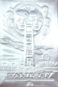 Star Trek Silver Cinema Art Collection Series The Voyage Home