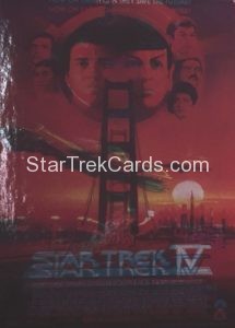Star Trek Silver Cinema Art Collection Series The Voyage Home Paper