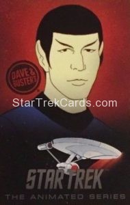 Star Trek The Animated Series Arcade Set Trading Card Spock