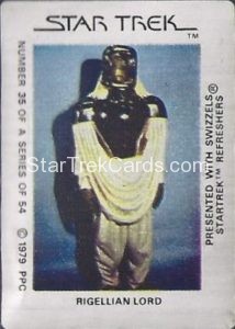 Star Trek The Motion Picture Swizzels Trading Card 35