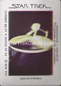 Star Trek The Motion Picture Swizzels Trading Card 52