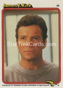 Star Trek The Motion Picture Trebor Trading Card 10