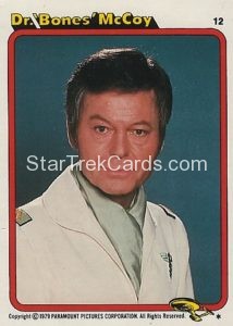 Star Trek The Motion Picture Trebor Trading Card 12