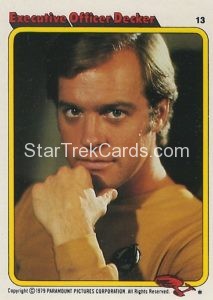 Star Trek The Motion Picture Trebor Trading Card 13