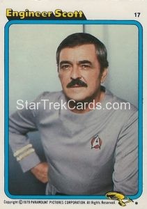 Star Trek The Motion Picture Trebor Trading Card 17