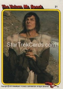 Star Trek The Motion Picture Trebor Trading Card 21