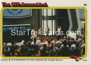 Star Trek The Motion Picture Trebor Trading Card 23