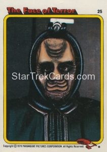 Star Trek The Motion Picture Trebor Trading Card 25