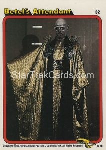 Star Trek The Motion Picture Trebor Trading Card 32