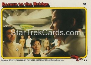 Star Trek The Motion Picture Trebor Trading Card 38