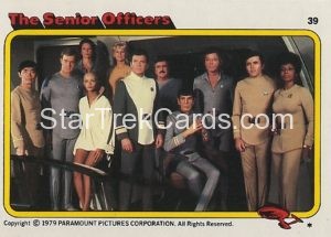 Star Trek The Motion Picture Trebor Trading Card 39