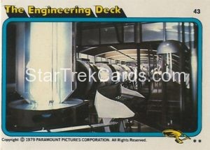 Star Trek The Motion Picture Trebor Trading Card 43