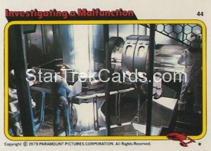 Star Trek The Motion Picture Trebor Trading Card 44