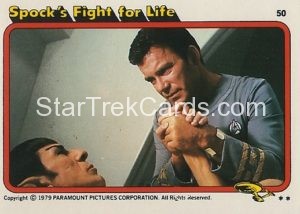 Star Trek The Motion Picture Trebor Trading Card 50