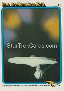 Star Trek The Motion Picture Trebor Trading Card 51