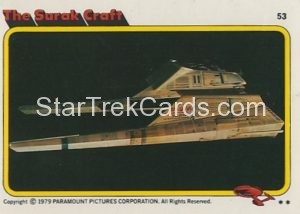 Star Trek The Motion Picture Trebor Trading Card 53