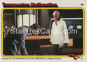 Star Trek The Motion Picture Trebor Trading Card 54