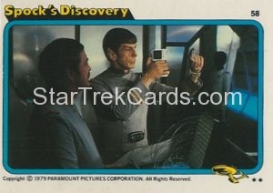 Star Trek The Motion Picture Trebor Trading Card 58