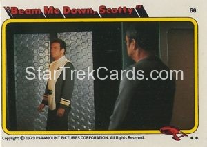 Star Trek The Motion Picture Trebor Trading Card 66