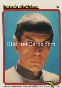 Star Trek The Motion Picture Trebor Trading Card 68