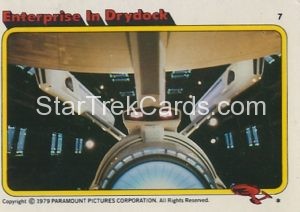 Star Trek The Motion Picture Trebor Trading Card 7