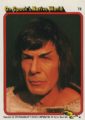 Star Trek The Motion Picture Trebor Trading Card 72