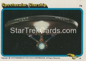 Star Trek The Motion Picture Trebor Trading Card 73