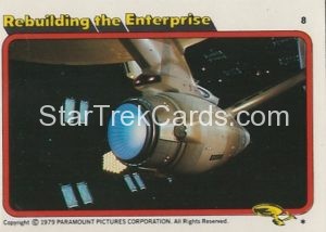Star Trek The Motion Picture Trebor Trading Card 8