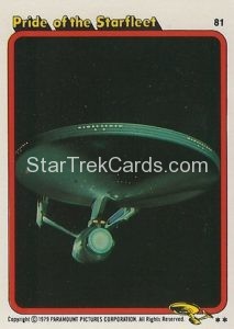 Star Trek The Motion Picture Trebor Trading Card 81