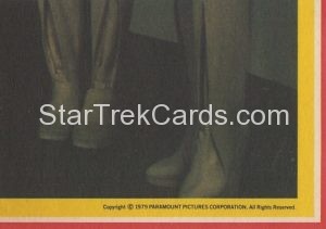 Star Trek The Motion Picture Trebor Trading Card Back 22