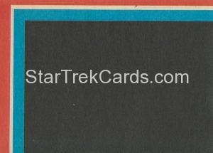 Star Trek The Motion Picture Trebor Trading Card Back 33