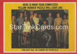 Star Trek The Motion Picture Trebor Trading Card Back 4