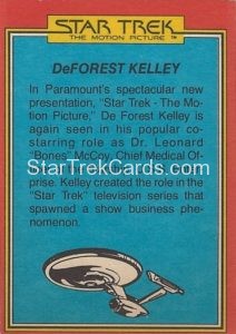 Star Trek The Motion Picture Trebor Trading Card Back 62