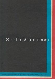 Star Trek The Motion Picture Trebor Trading Card Back 72