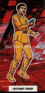 Star Trek The Motion Picture Weetabix Trading Card Lieutenant Chekov Front