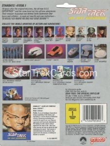 Star Trek The Next Generation Action Figure Cards Galoob Ferengi Back