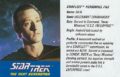 Star Trek The Next Generation Action Figure Cards Galoob Lieutenant Commander Data