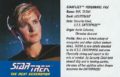 Star Trek The Next Generation Action Figure Cards Galoob Lieutenant Tasha Yar