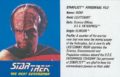 Star Trek The Next Generation Action Figure Cards Galoob Lieutenant Worf