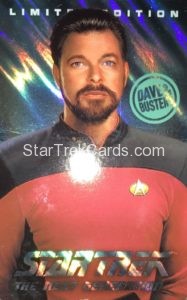 Star Trek The Next Generation Arcade Set Trading Card Will Riker Foil Enhanced