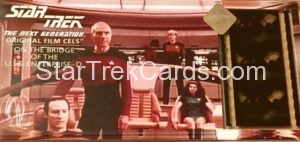 Star Trek The Next Generation Film Cel Cards On The Bridge