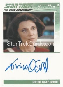 Star Trek The Next Generation Heroes Villains Trading Card Autograph Tricia ONeil as Captain Garrett