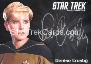 Star Trek The Next Generation Portfolio Prints Series Two Autograph Denise Crosby Front