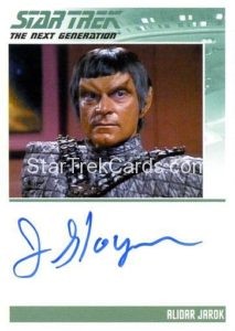 Star Trek The Next Generation Portfolio Prints Series Two Autograph James Sloyan Front