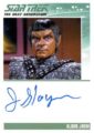 Star Trek The Next Generation Portfolio Prints Series Two Autograph James Sloyan Front