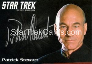 Star Trek The Next Generation Portfolio Prints Series Two Autograph Patrick Stewart Front