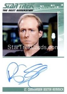 Star Trek The Next Generation Portfolio Prints Series Two Autograph Robert Schenkkan Front