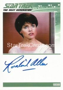 Star Trek The Next Generation Portfolio Prints Series Two Autograph Rosalind Allen Front