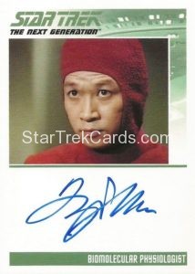 Star Trek The Next Generation Portfolio Prints Series Two Autograph Tzi Ma Front
