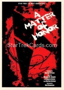 Star Trek The Next Generation Portfolio Prints Series Two Signed Parallel Base JOA34 Front